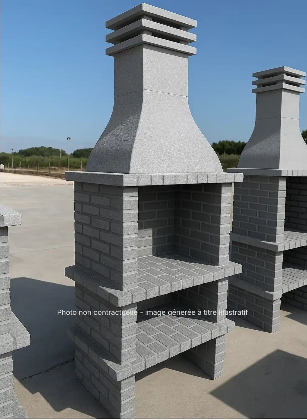 Barbecue Simple Gris